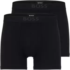 Image of Boss Boss Ultra Soft Boxers 2 Pack - Black