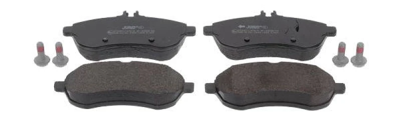 Image of JURID 573257J Brake pad set prepared for wear warning indicator Brake Pad Set,disc brake (402)