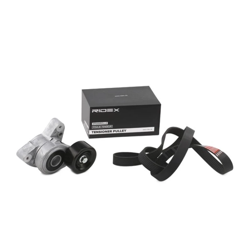 Image of RIDEX 542R0324 V-ribbed belt set V-Ribbed Belt Set (542)