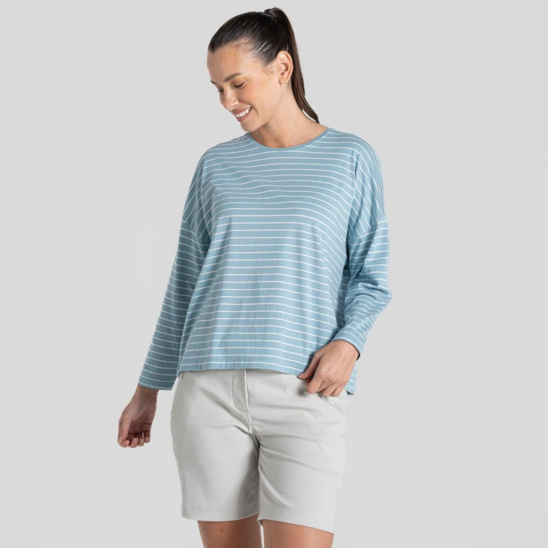 Image of Craghoppers Kielder LS TShirt Skybluestr female 8