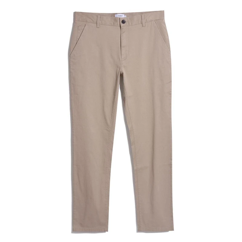 Image of Farah Lawson Stretch Chino - Beige Beige 46W S
