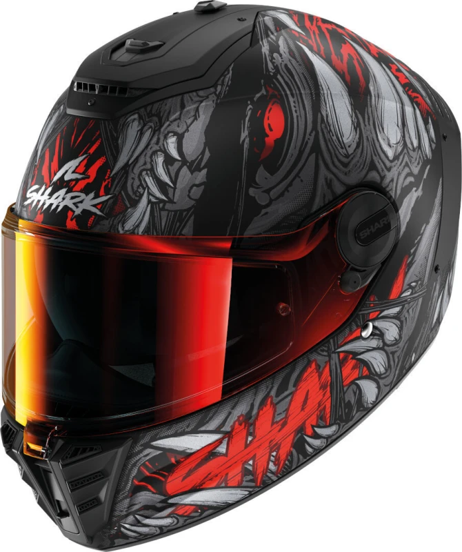 Image of Shark Spartan RS Shaytan Helmet, black-red, Size L for Men