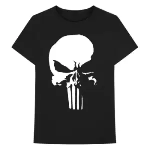 Image of Marvel Comics - Punisher Shadow Skull Unisex Large T-Shirt - Black