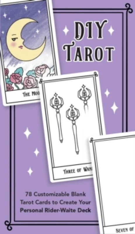 Image of Diy Tarot : 78 Customizable Blank Tarot Cards to Create Your Personal Rider-Waite Deck Cards