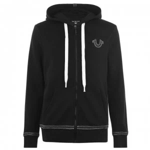 image of True Religion Zip Hoodie - Black 1001