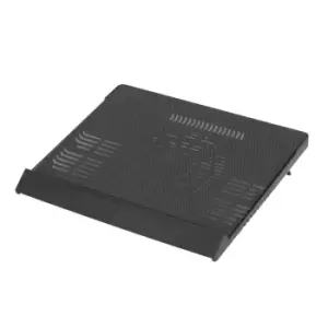 image of Rivacase 5556 notebook cooling pad 43.9cm (17.3") Black