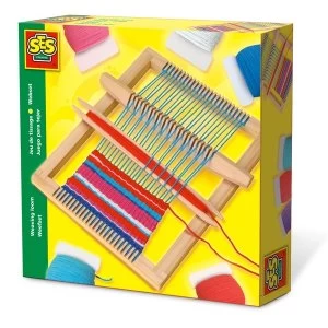 image of SES Creative - Childrens Weaving Loom Kit (Multi-colour)