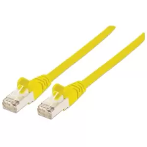 image of Intellitnet Cat7 High Performance Network Cable S/FTP (Yellow) 0.25M