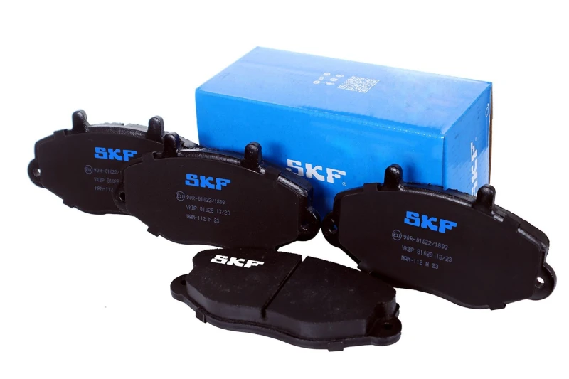Image of SKF VKBP 81028 Brake pad set not prepared for wear warning indicator Brake Pad Set,disc brake (402)