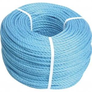 image of Faithfull Blue Poly Rope 10mm 220m