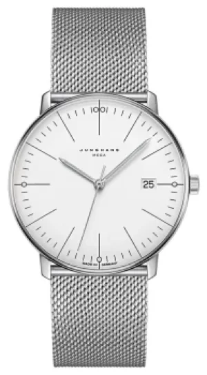 Image of Junghans Max Bill Mega Milanese Mesh Bracelet 058/4821.48 Watch