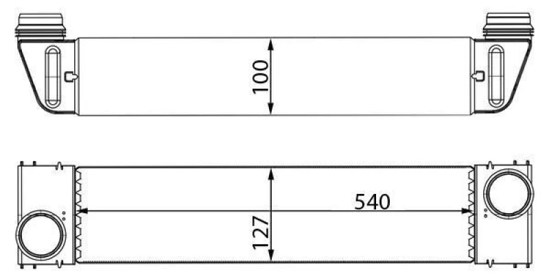 Image of Intercooler MAHLE CI 193 000S
