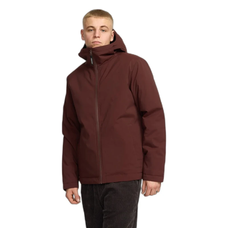 Image of Revolution Padded hooded jacket Revolution City Rouge Male S