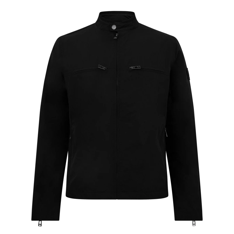Image of Belstaff Belstaff Grid Jacket Sn62 Black male 2XL