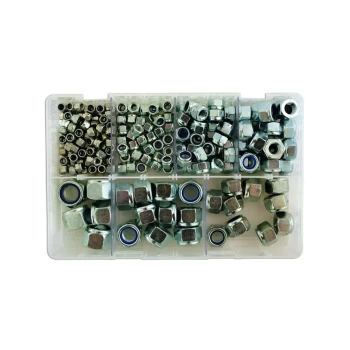 image of Steel Nyloc Nuts - MM - Assorted - Box Qty 220 - 31861 - Connect