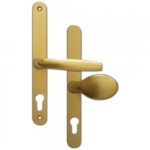 image of Fullex 68 PZ uPVC Lever and Pad Handles without Snib - 244mm 215mm fixings