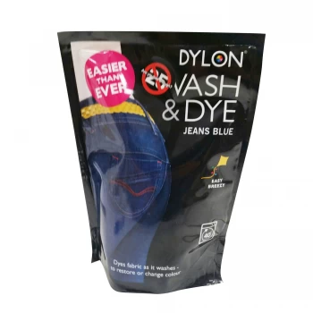 Image of Dylon Wash & Dye Jeans Blue 400g