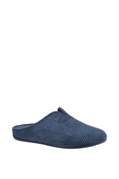 Image of Cotswold 'Blackbird' Mule Slipper Navy