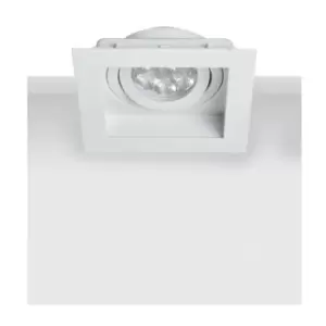 image of Larissa Lighting - Larissa Shipka Recessed Downlight Spot 1 Light Zinc Casting White