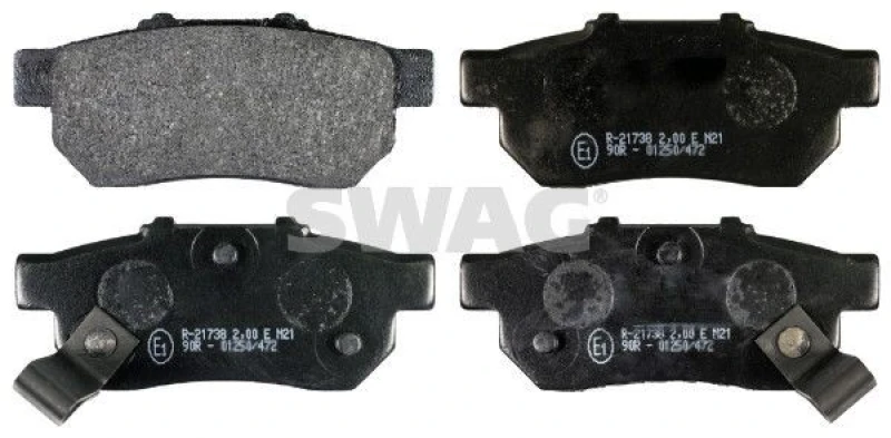Image of Brake pad set SWAG 85 91 6301