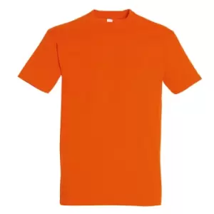 Image of SOLS Mens Imperial Heavyweight Short Sleeve T-Shirt (3XL) (Orange)