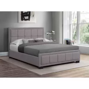 Image of Birlea 150Cm Hannover Fabric Bed Grey