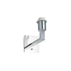 Image of Endon Collection Lighting - Endon Lighting Norton - Wall Lamp Chrome Effect Plate 1 Light Dimmable IP20 - E27