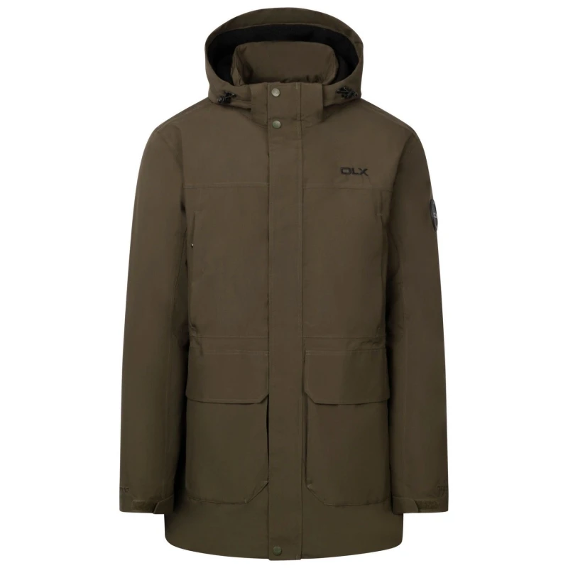 Image of Trespass Trespass Men Donahue DLX Padded Jacket in Brown Size: X-Small Brown XS Male 5063750989204