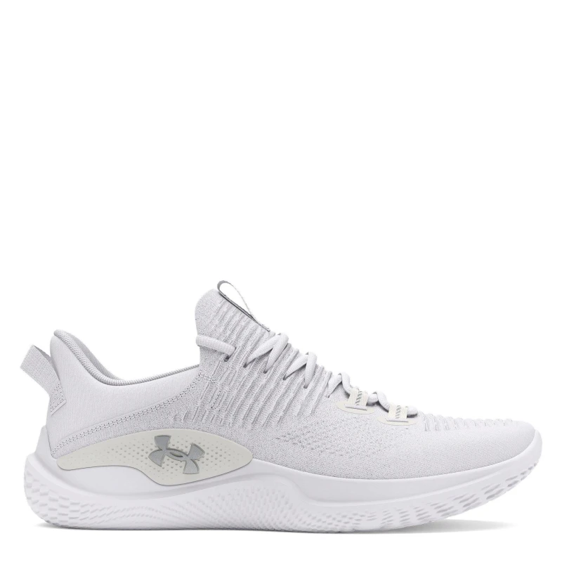 Image of Under Armour Mens Flow Dynamic Training Shoes White male 7 (41)