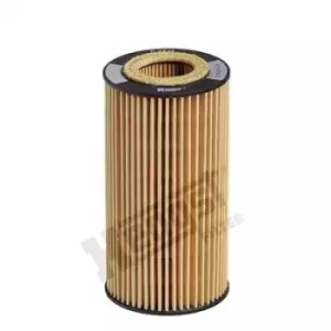Image of Oil Filter Insert With Gasket Kit E27H D125 by Hella Hengst