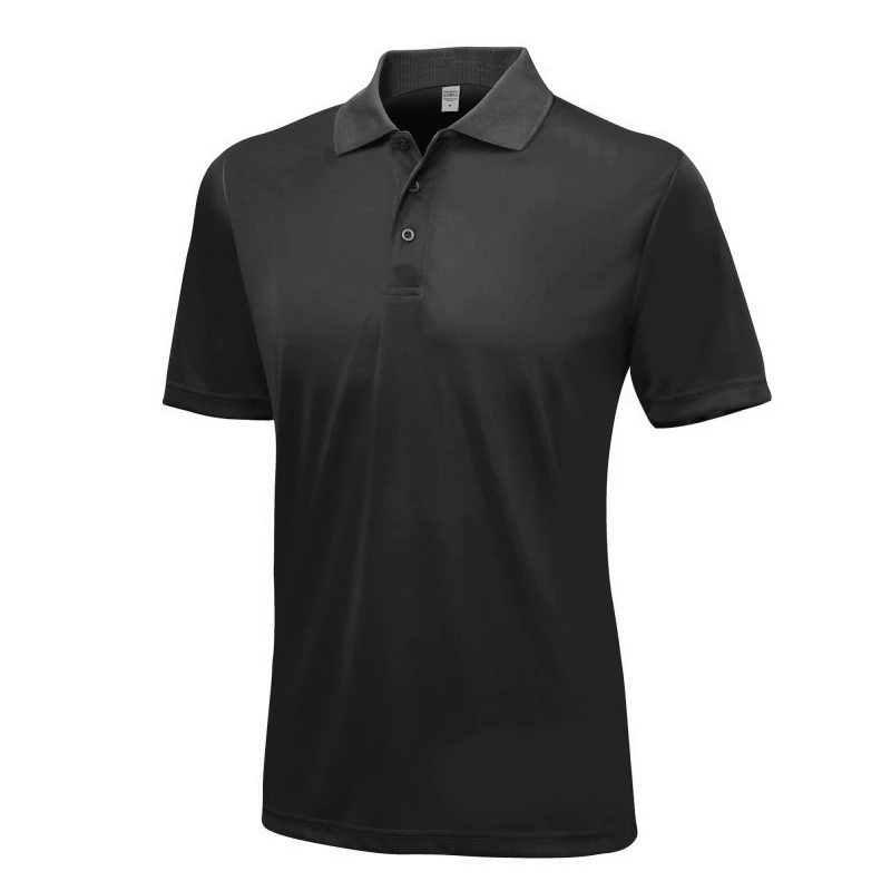 Image of AWDis AWDis Men Just Cool Smooth Short Sleeve Polo Shirt in Black Size: X-Small Black XS Male 5057520121048