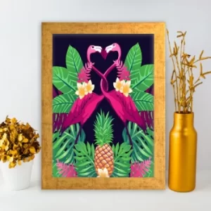 Image of AC3906320653 Multicolor Decorative Framed MDF Painting