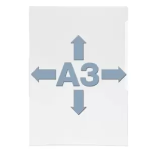 Image of Durable Transparent Pocket Premium A3 Bag of 10