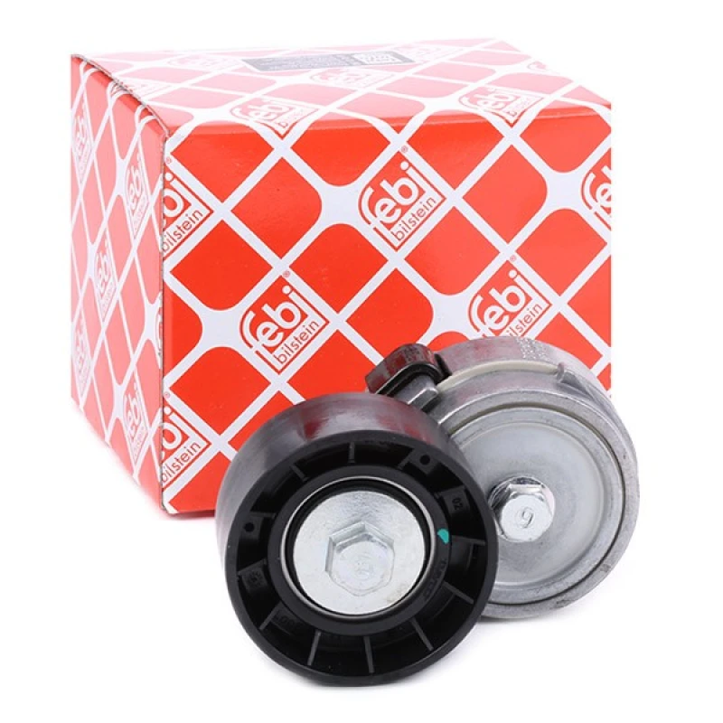 Image of FEBI BILSTEIN 22392 Tensioner with screw Belt Tensioner,v-ribbed belt (541)