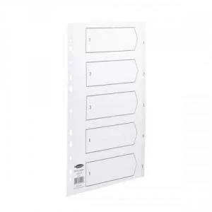 Image of Concord Index 1-5 Polypropylene Multipunched Reinforced