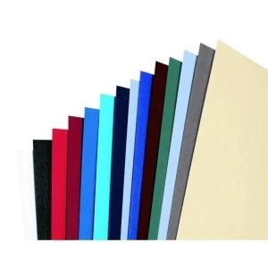 Image of GBC Antelope Binding Covers Leather-look Plain A4 White Ref CE040070