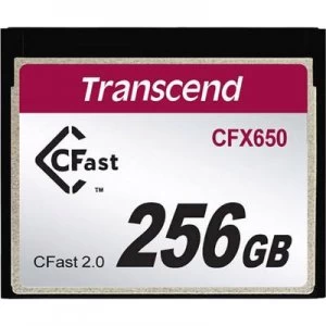 Image of Transcend CFX650 CFast card 256GB