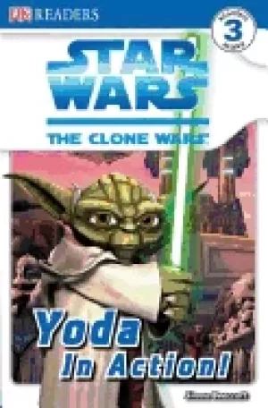 Image of dk readers l3 star wars the clone wars yoda in action