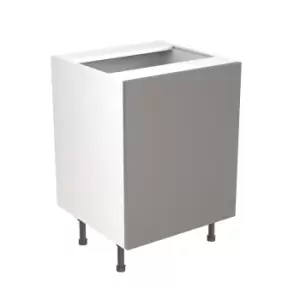 Image of KitchenKIT Slab 60cm Base Sink Unit - Matt Dust Grey