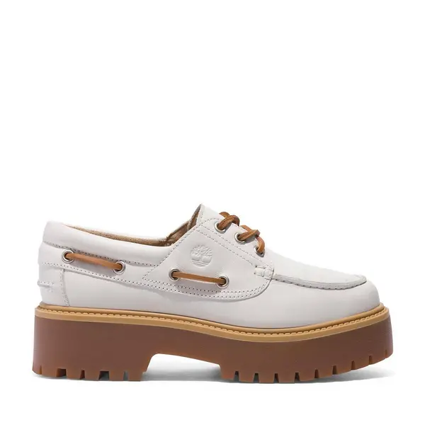 Image of Stone Street Wedge Brogues in Leather