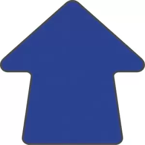 Image of PVC floor markings, arrow shape, pack of 100, blue