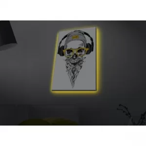 Image of 4570MDACT-073 Multicolor Decorative LED Lighted Canvas Painting