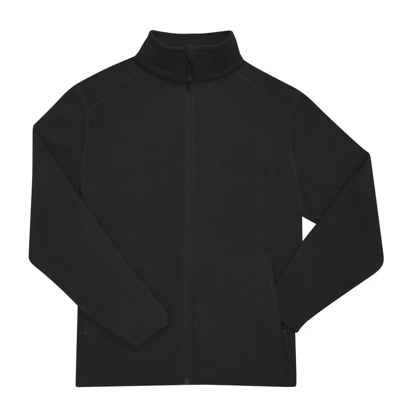 Image of B&C Mens Reset Polar Fleece Jacket in Black Size: XL Black Male XL