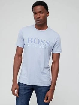 Image of Hugo Boss Athleisure Tee 3 T-Shirt Open Blue Size 2XL Men