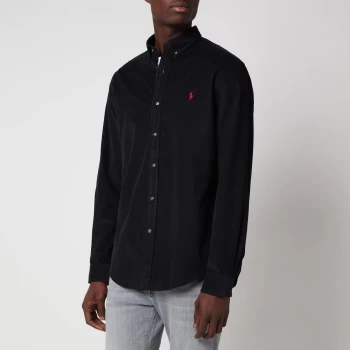 Image of Polo Ralph Lauren Mens Corduroy Shirt - Polo Black - L