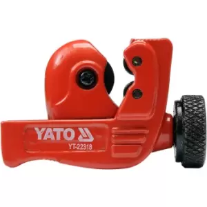 image of Yato - professional pipe cutter pipe slicer adjustable 3-22mm pocket size YT-22318