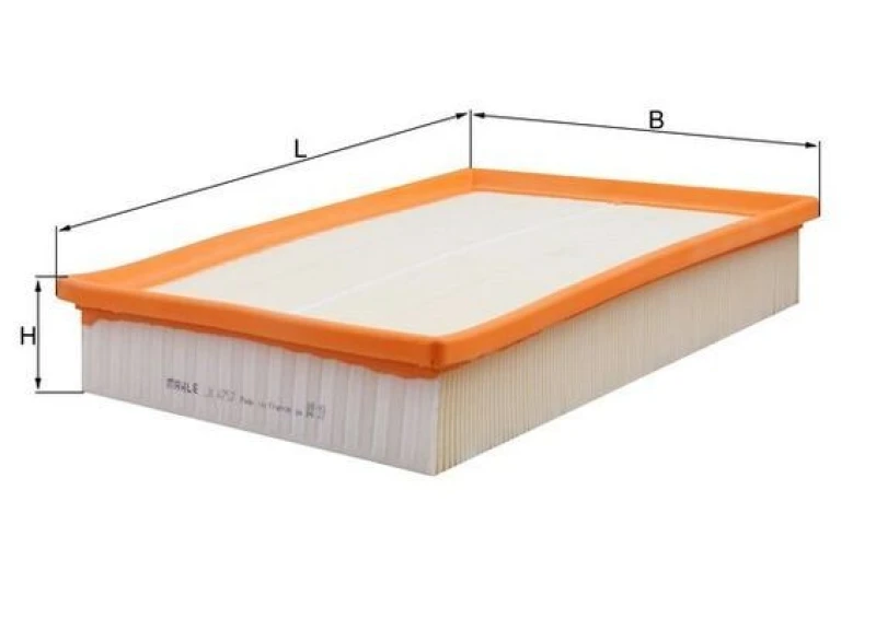 Image of Air filter MAHLE LX 4757