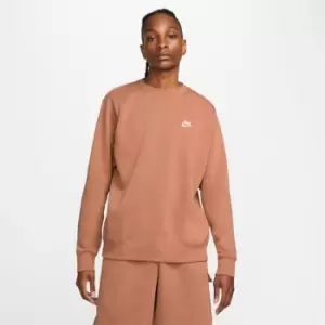 Image of Nike Sportswear Club Crew - Brown