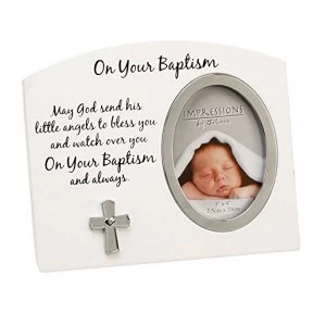 image of 3" x 4" - Celebrations On Your Baptism Photo Frame