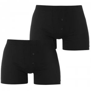 image of Slazenger 2 Pack Boxers Mens - Black